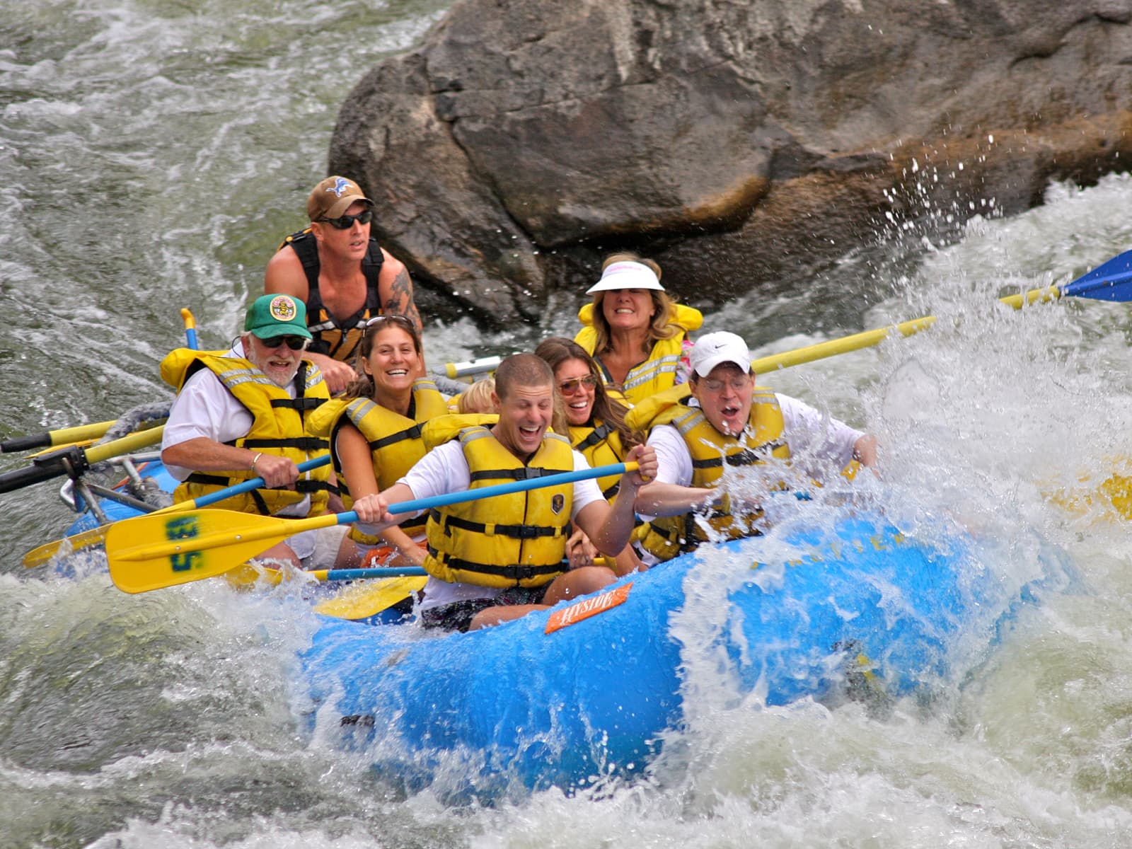 rafting with blue sky adventures | glenwood canyon | shoshone rapids photo