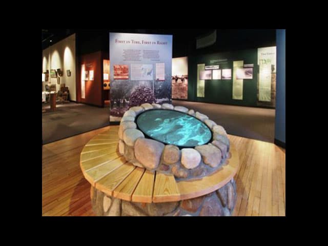 the greeley history museum's main gallery exhibit focuses on old weld county and greeley history. photo