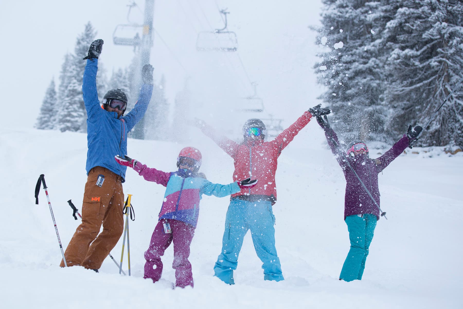 family powder day on the mountian! photo 10
