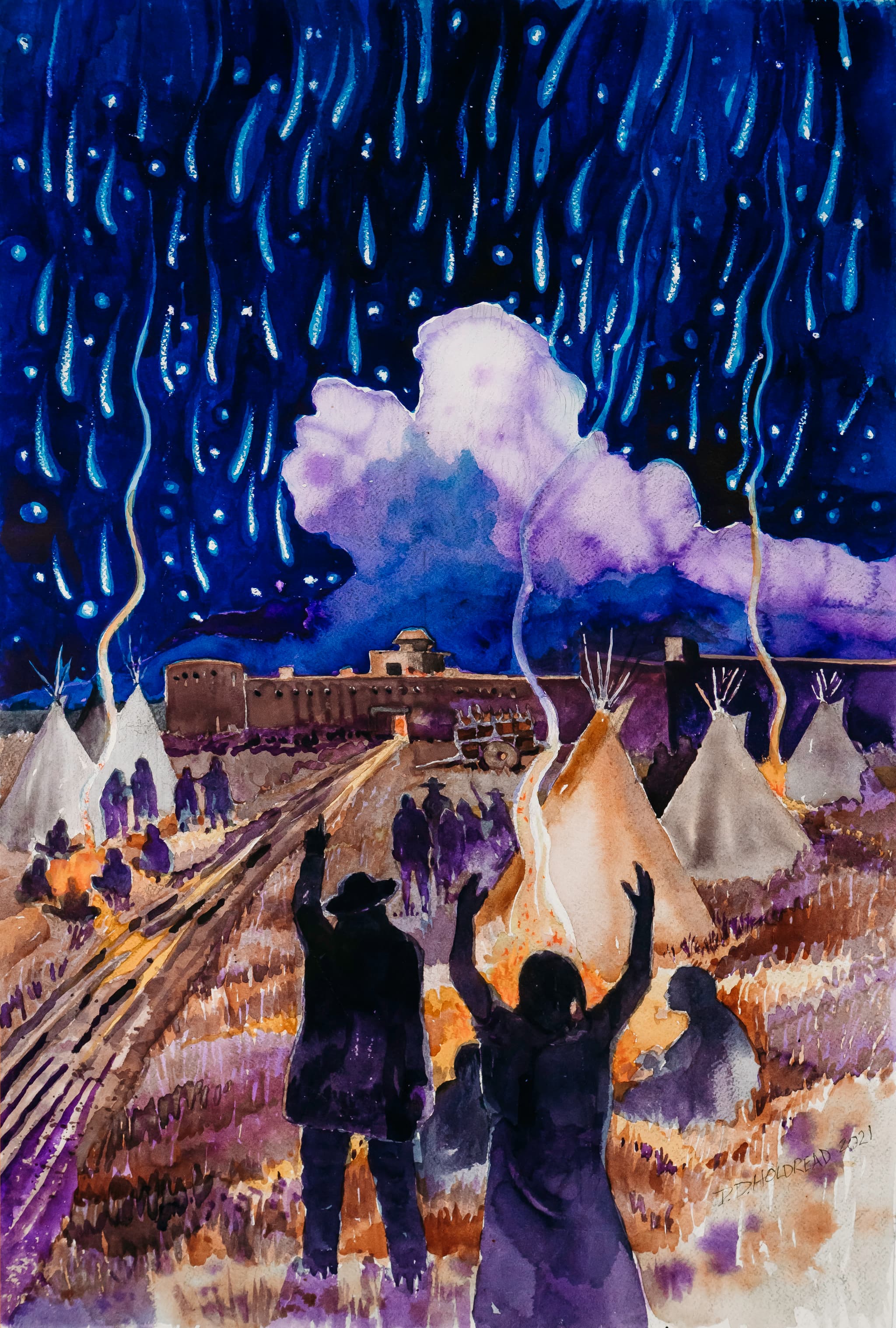 Bent's Fort - The Night the Stars Fell Artwork