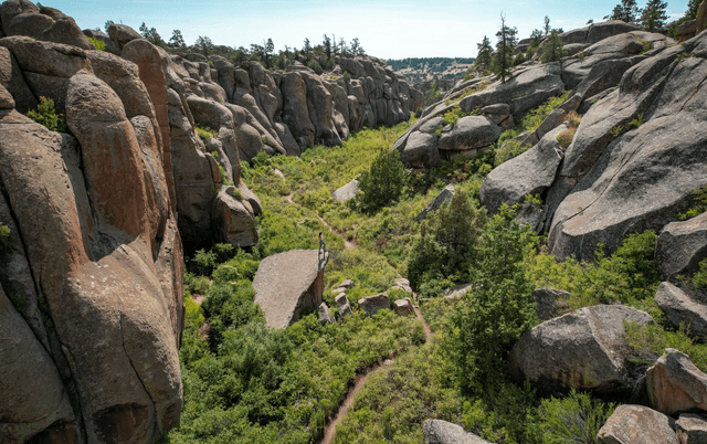 Penitente Canyon from above
