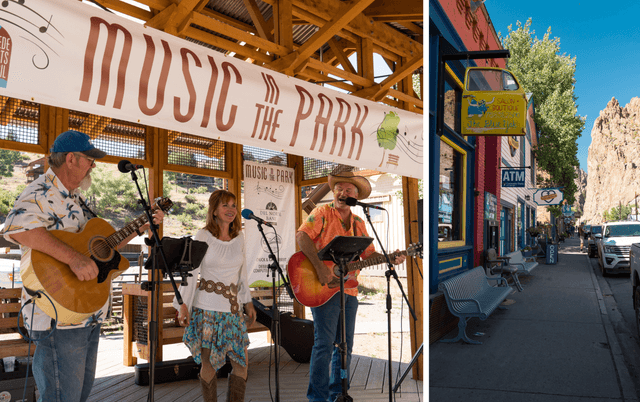 People playing music in Creede