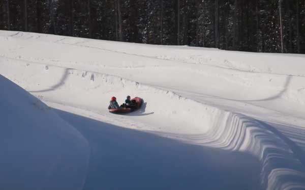 Snow tubing at Winter Park
