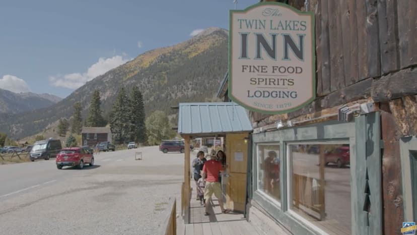 Street view of Twin Lakes Inn in Twin Lakes