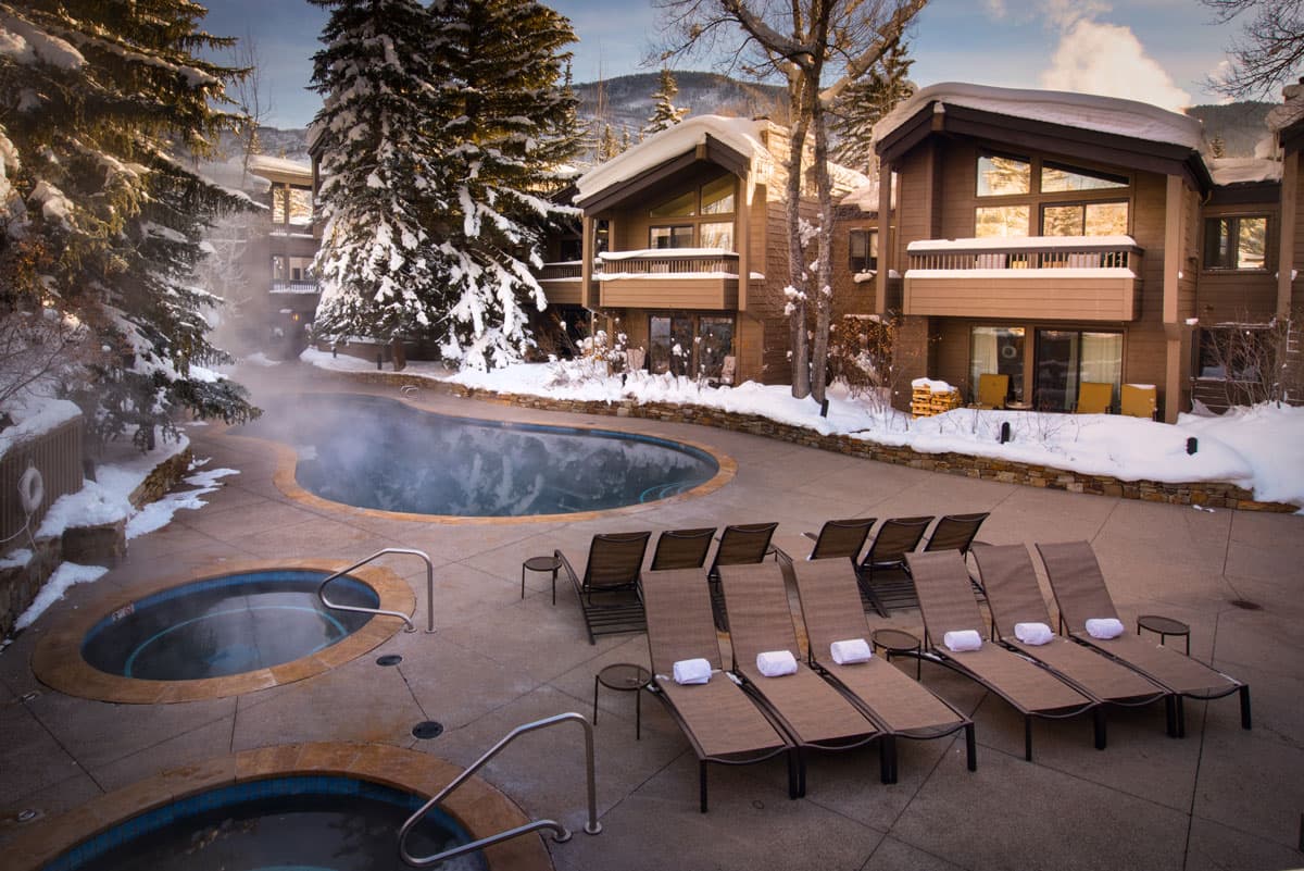 The Gant's Lower Pool seen in winter with steam rising like clouds off the water