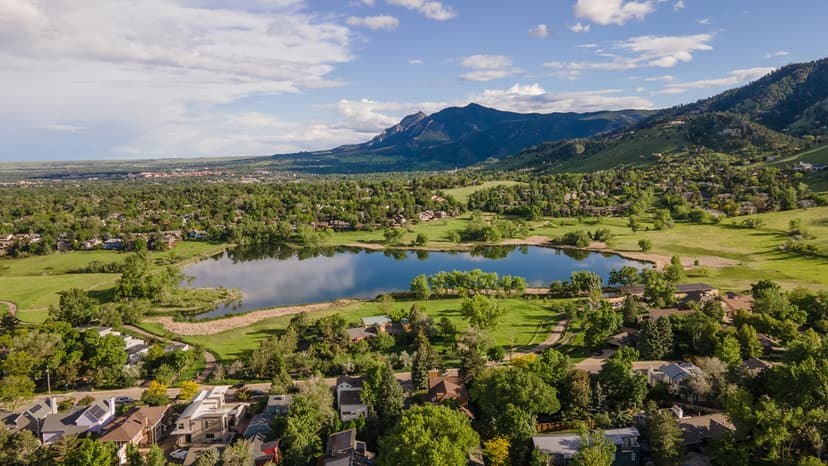 Aerial view of Boulder