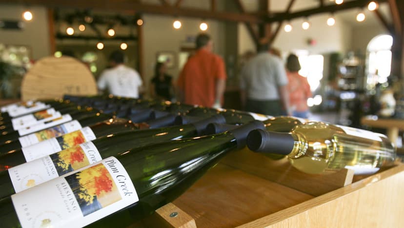 Plum Creek Winery tasting room, Palisade, CO