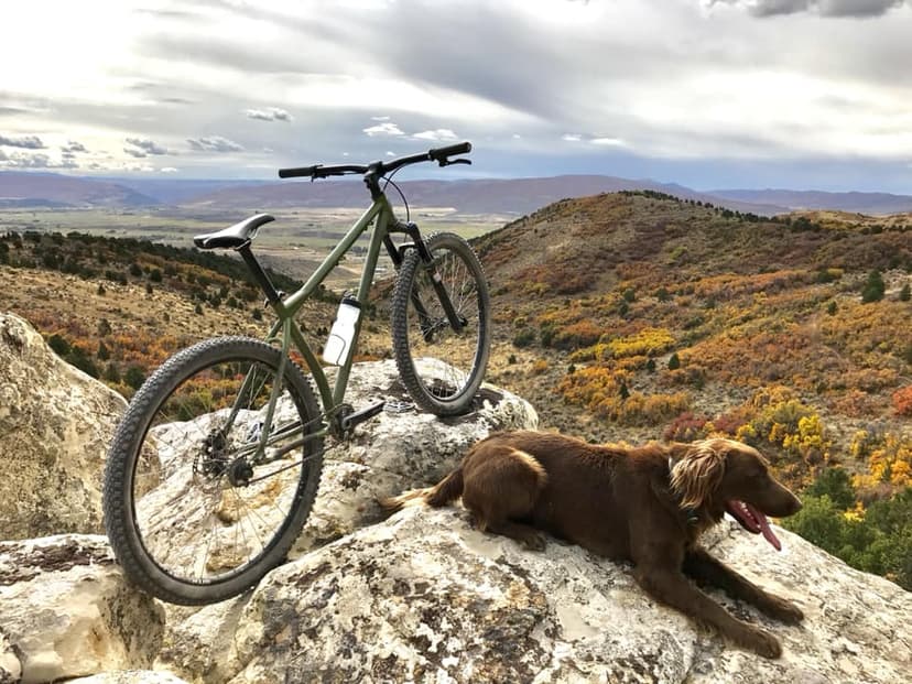 Bike to amazing views in Meeker