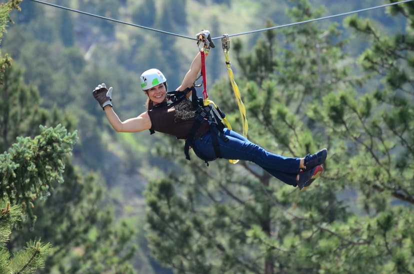 zipping fun photo