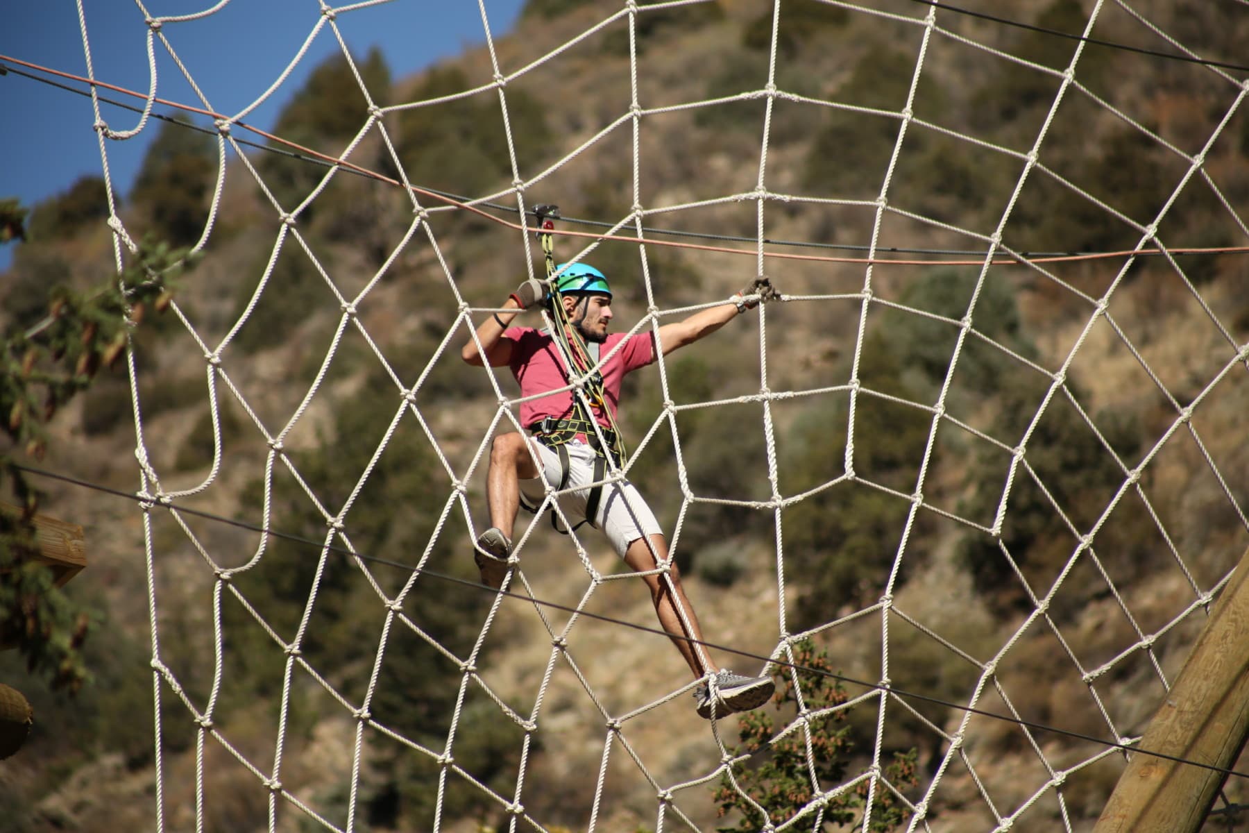 sky trek spiderman photo 3