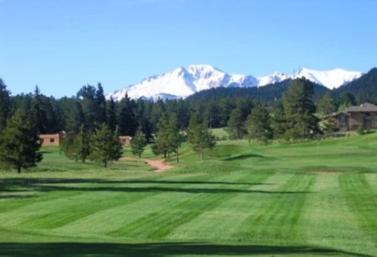 7th hole at shining mountain golf club photo