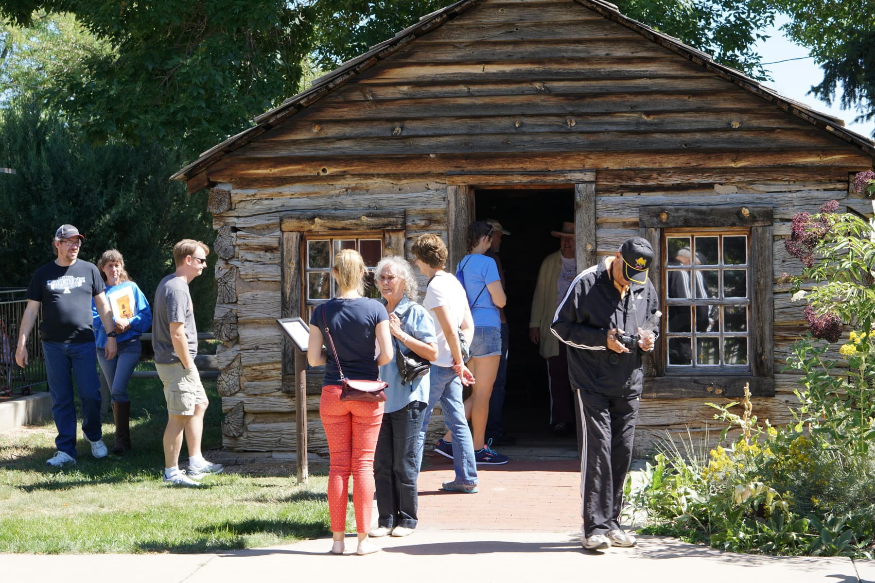 the original weld county courthouse, built in the late 1800s, is preserved at centennial village museum. photo