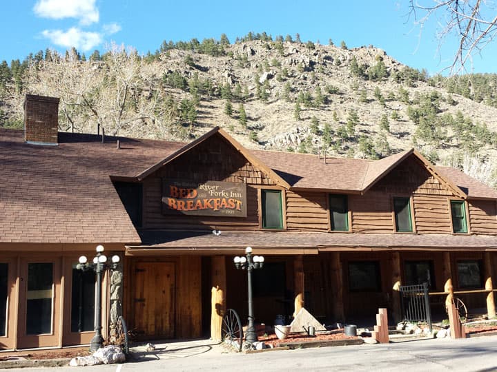 front entrance of the river forks photo