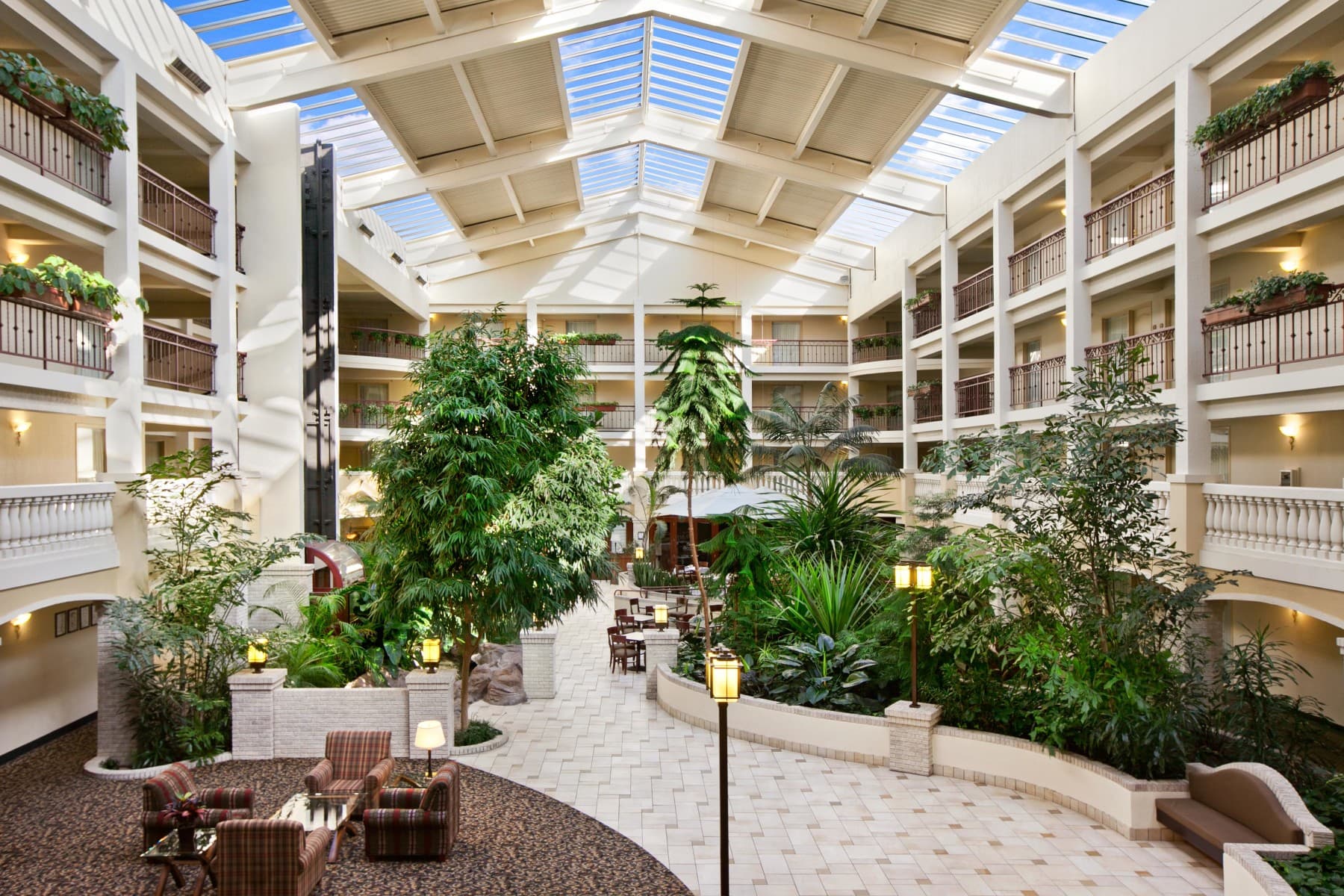hotel atrium photo