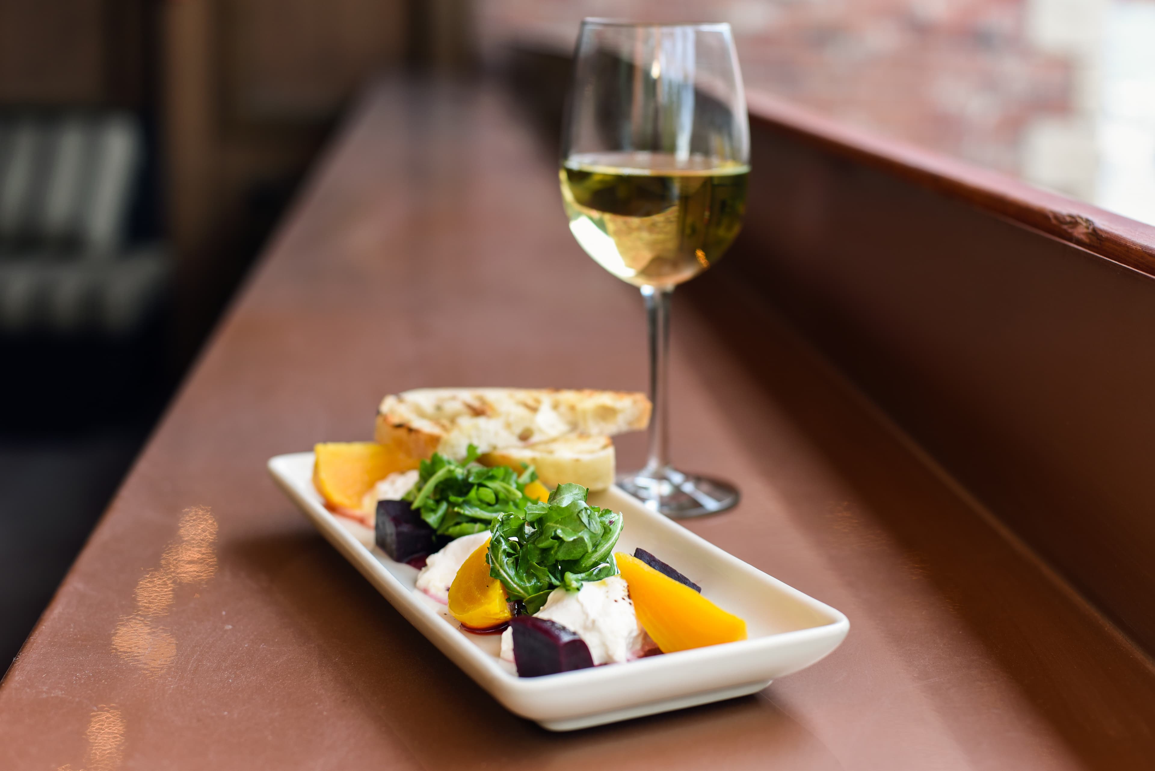 burrata and beets at brickhouse737 photo