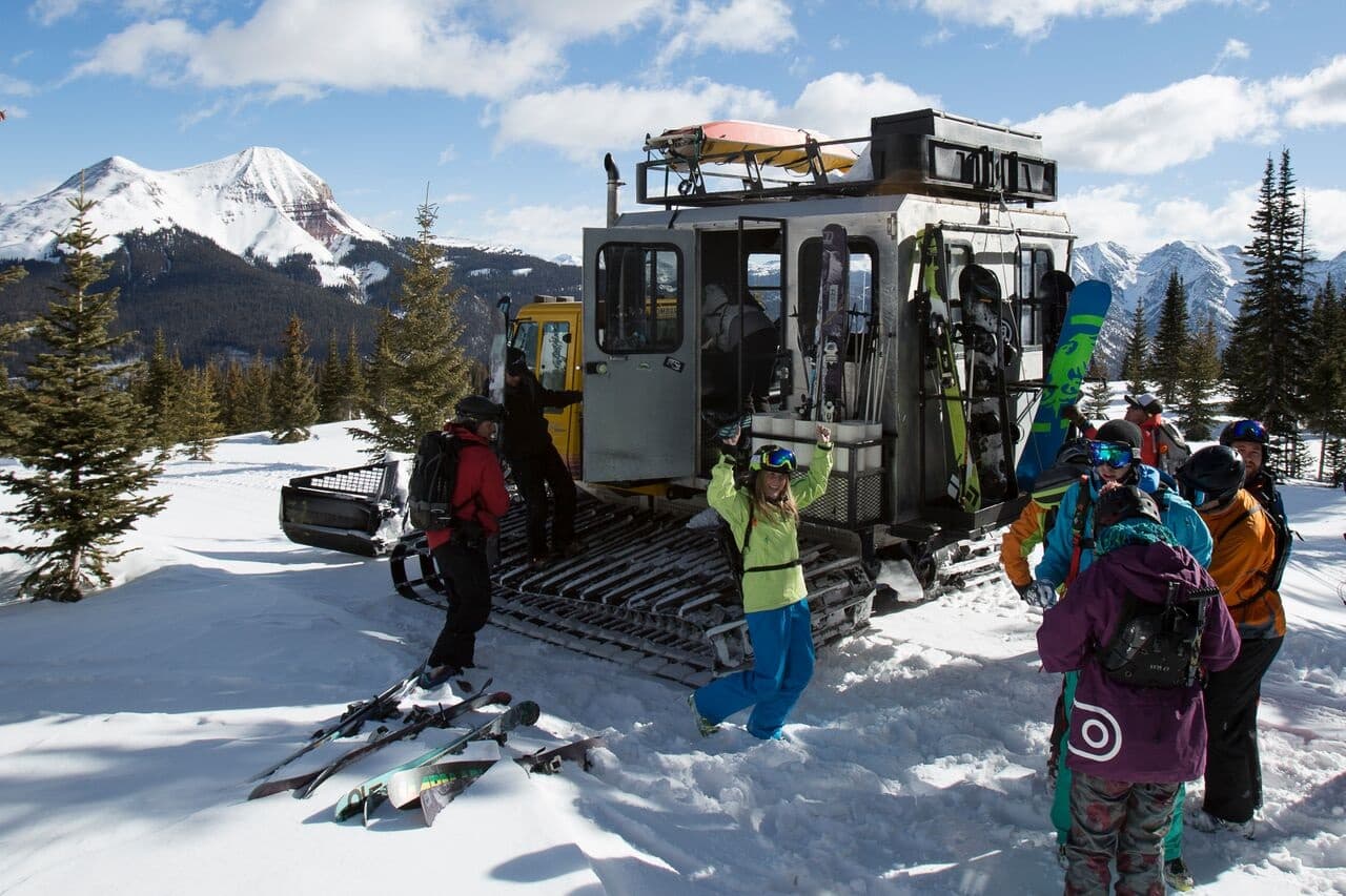 fun in the snow with purgatory snowcat adventures photo