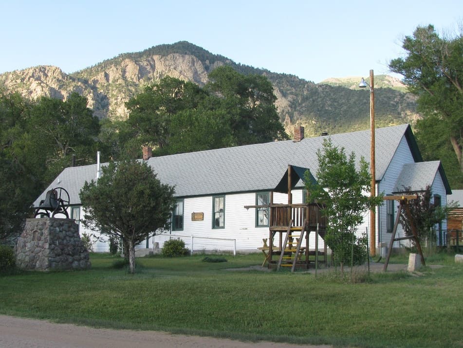 museum in the old crestone schoolhouse photo