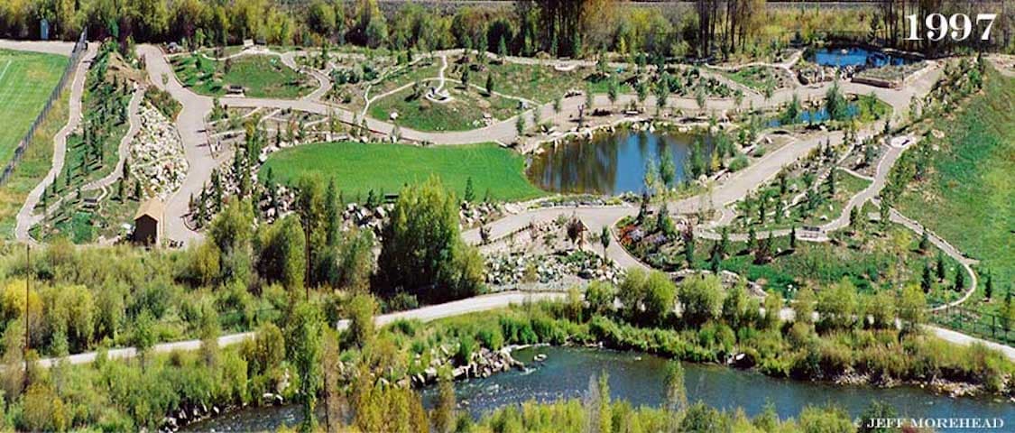 yampa river botanic park in steamboat springs photo