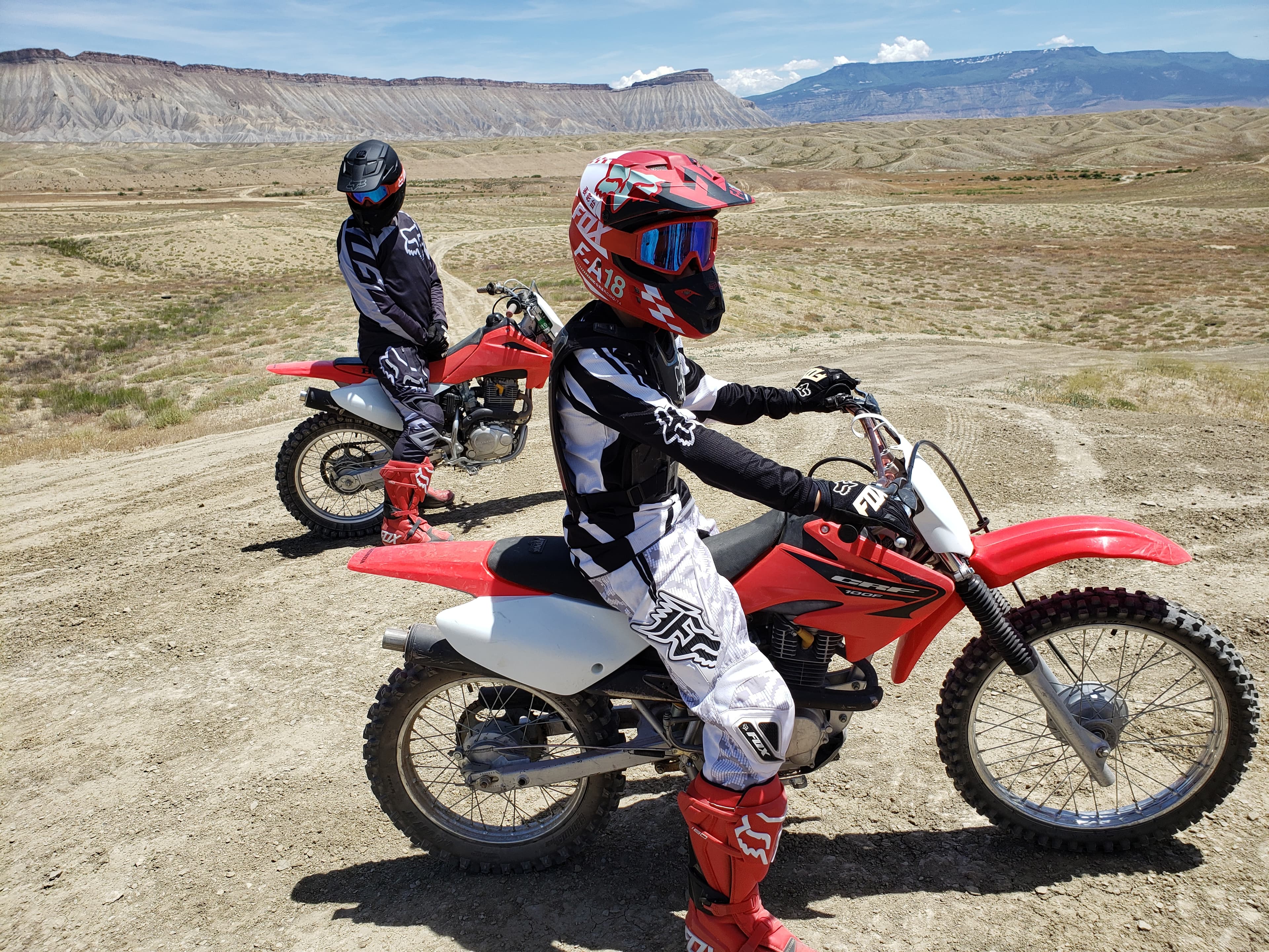 posing with mt. garfield photo