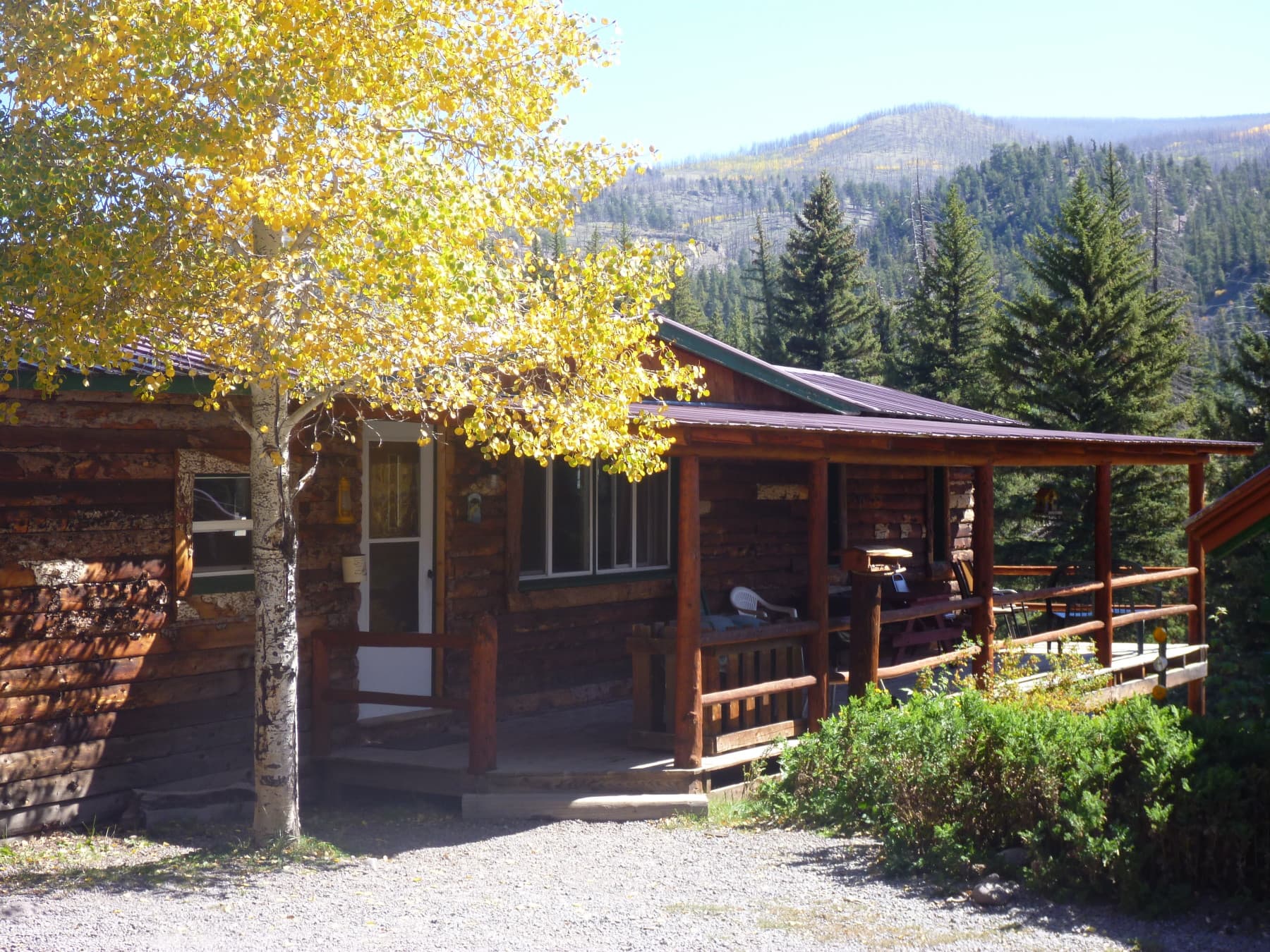 cabins with river view photo