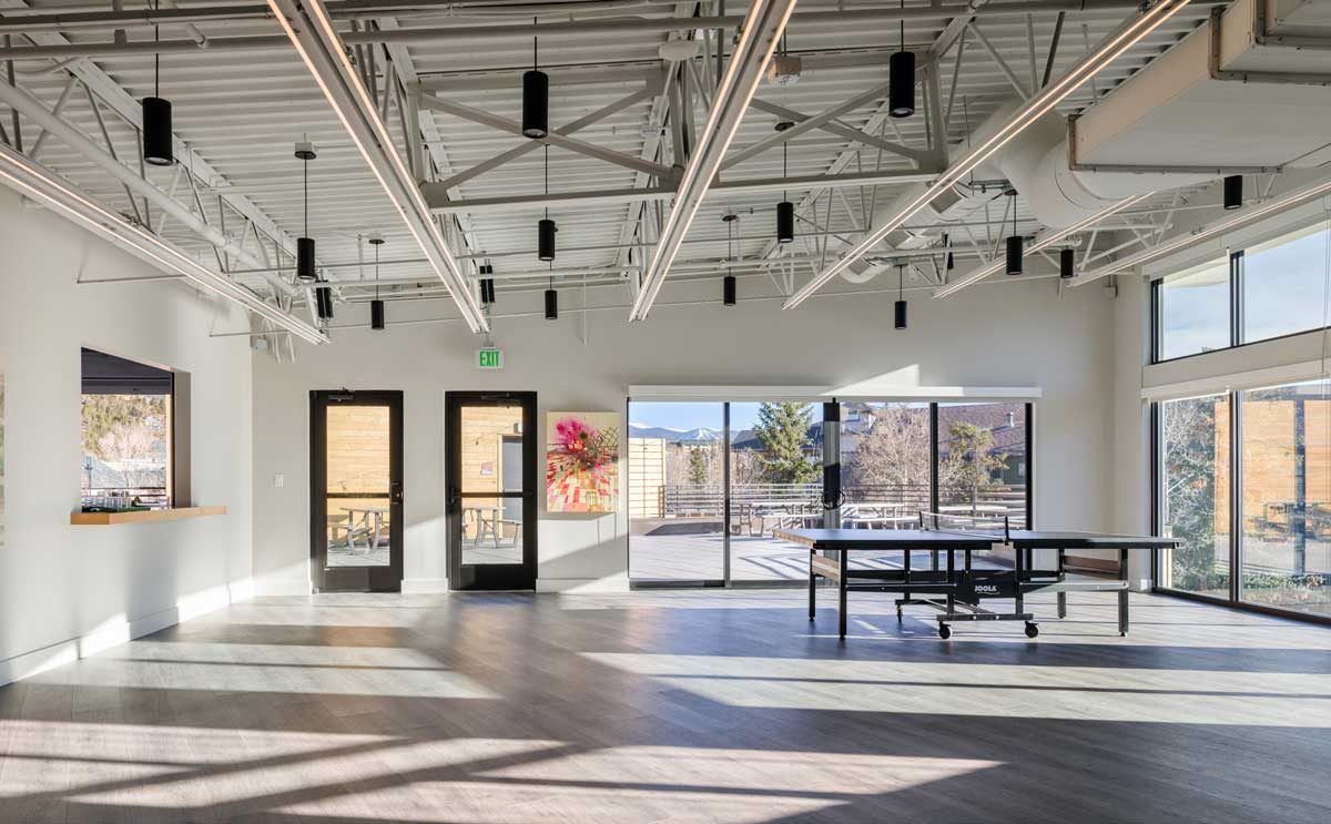 The Pad in Silverthorne offers spacious event space with modern stylings.