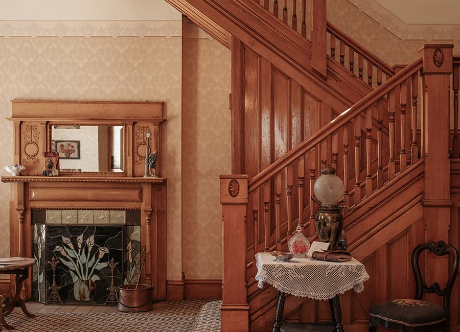 Gable House B&B in Durango, Colorado, brims with charming Victorian-era architecture and furniture.