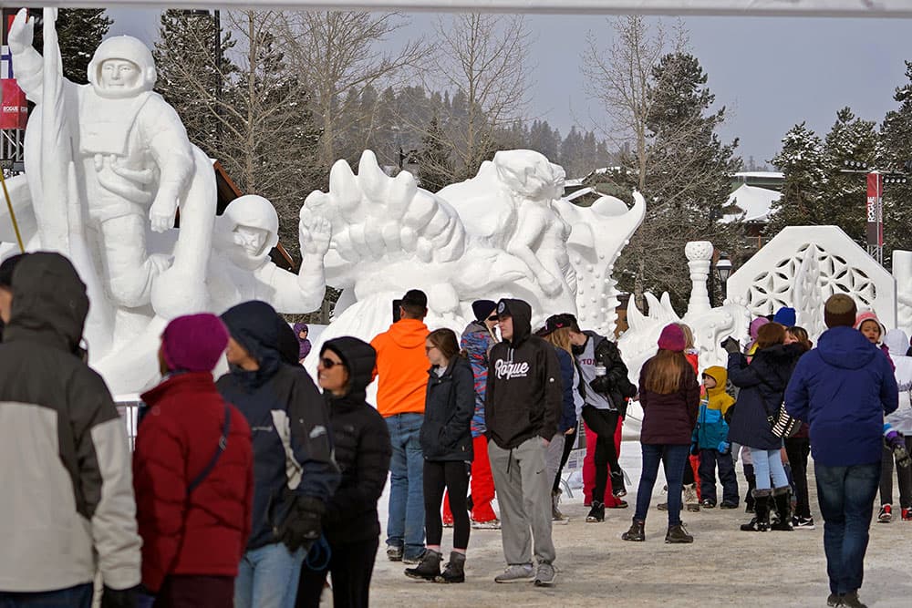 International Snow Sculpture Championships in Breckenridge