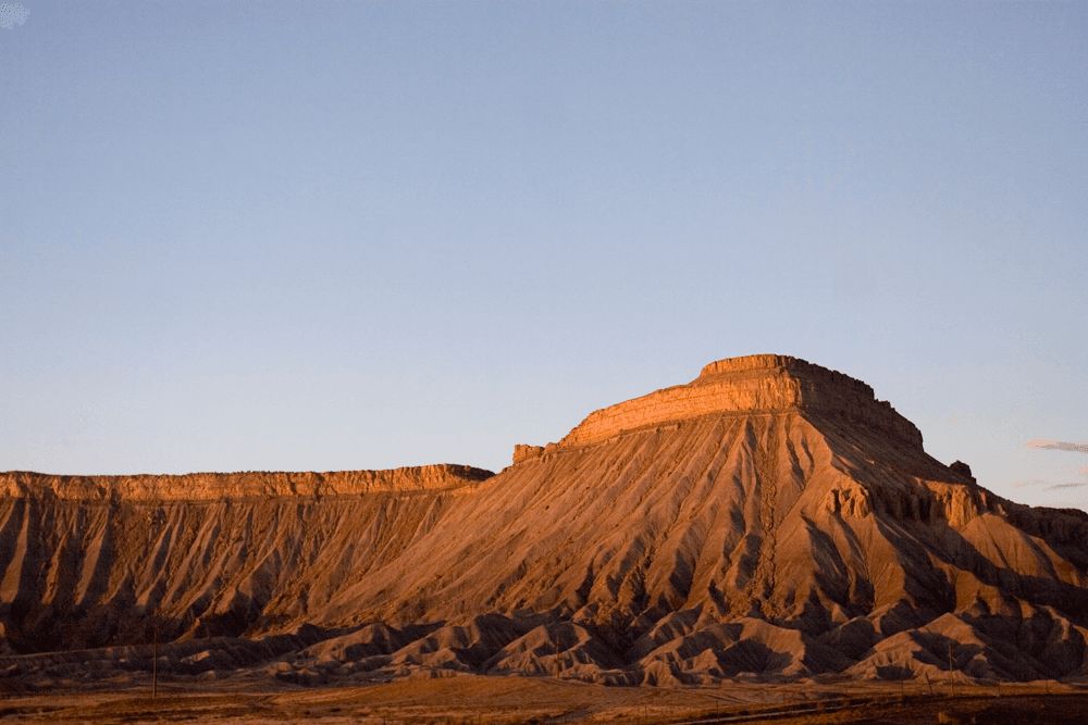 Mount Garfield in Palisade
