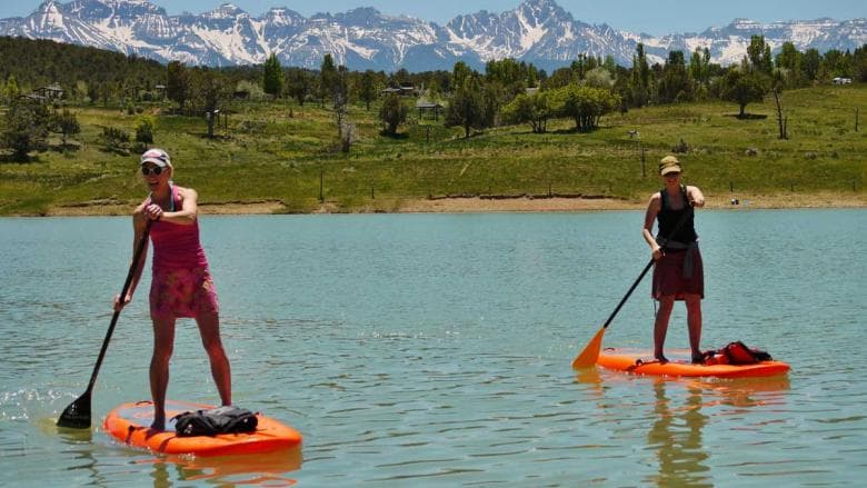 SUP near Ouray with RIGS Adventure Company