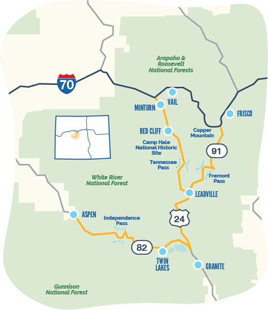 Top of the Rockies Map