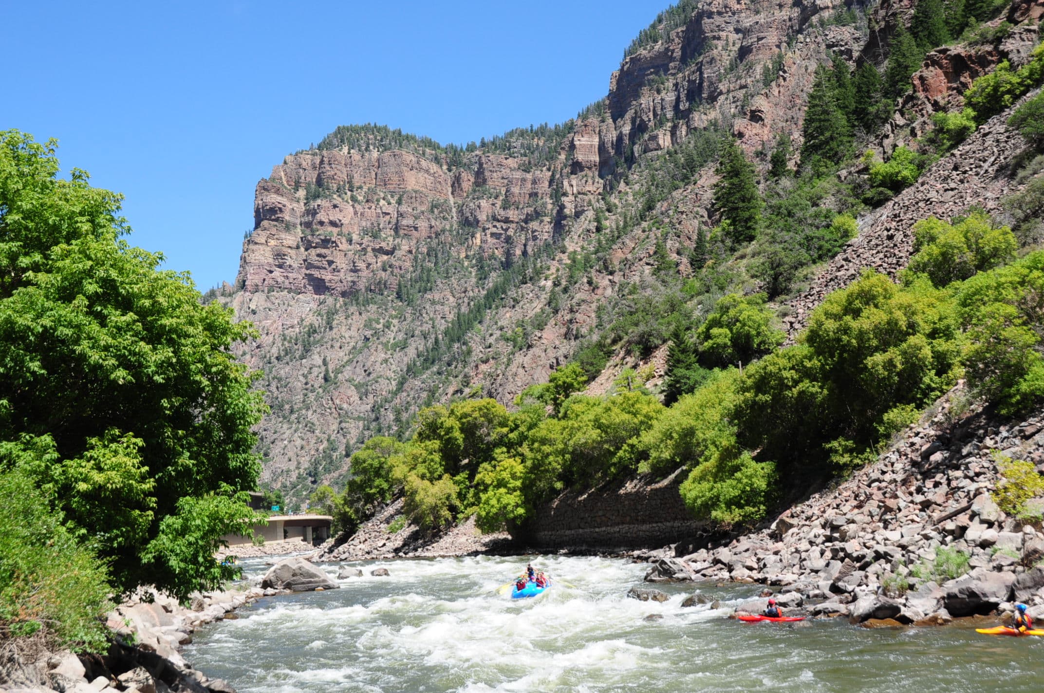 the beauty of the glenwood canyon! photo