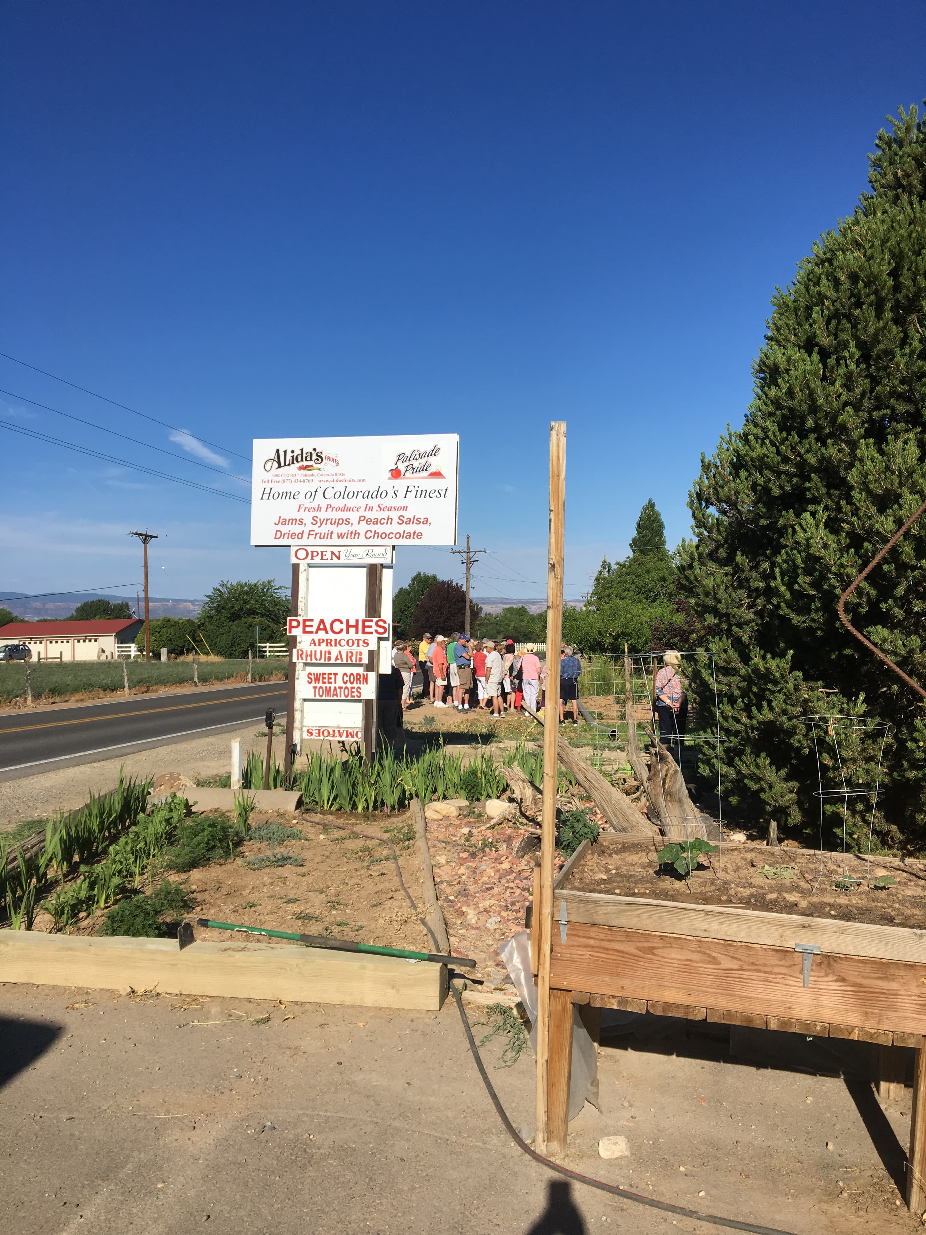 alida's fruits hosting a bus tour in 2018 photo