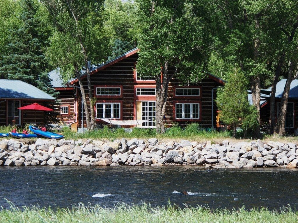 riverside meadows, private cabins located on the banks of the rio grande river in south fork photo