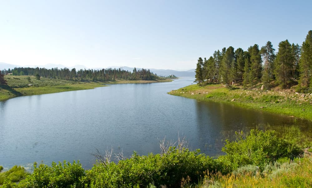 lake granby along the colorado headwaters scenic byway photo