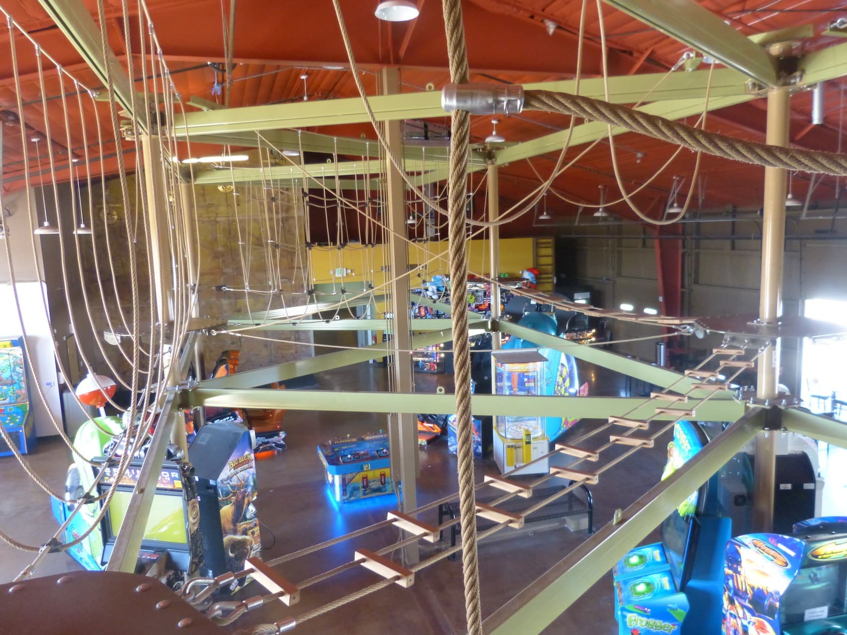 11 element indoor ropes course photo