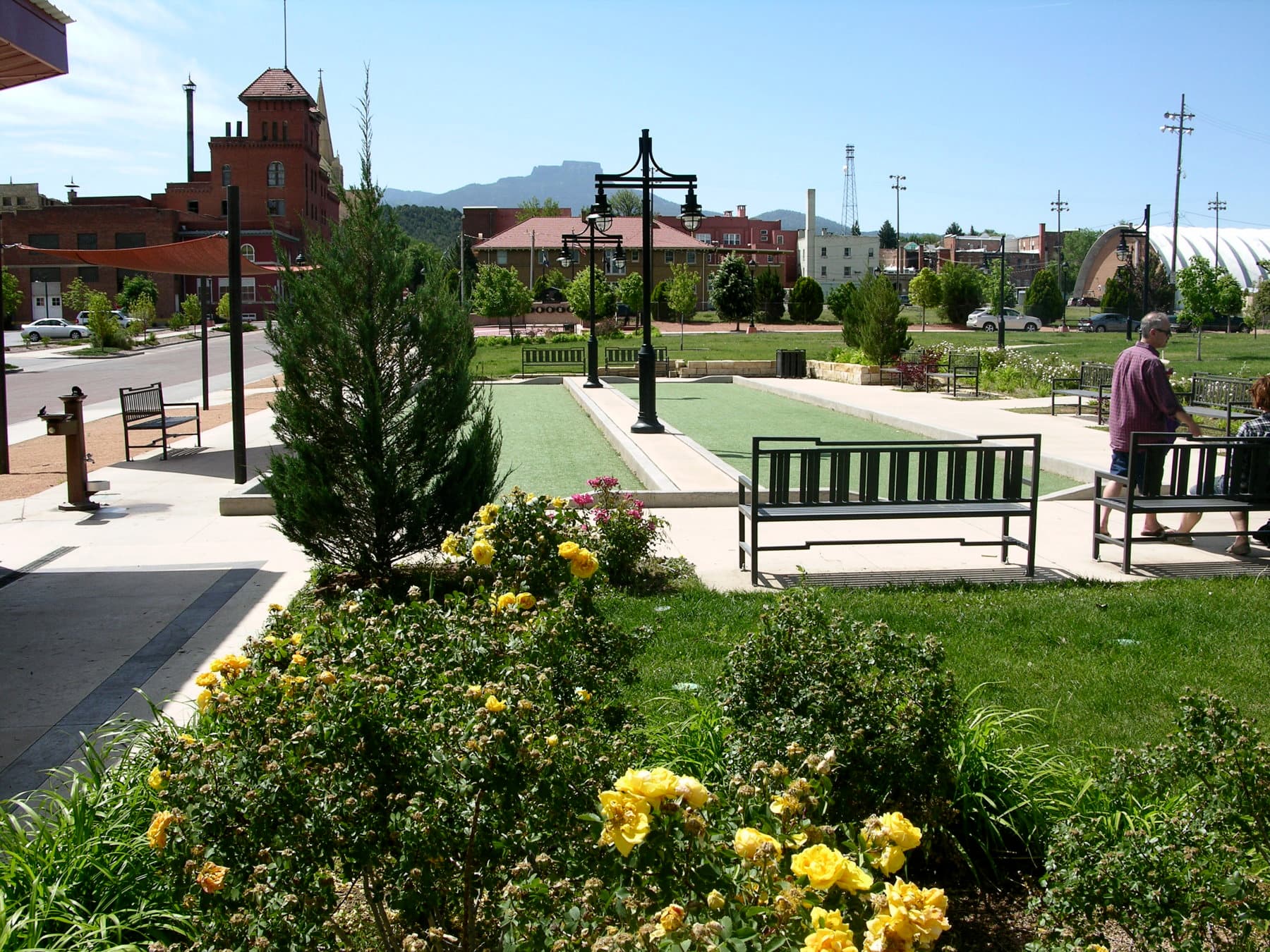 cimino downtown park by the riverwalk. photo