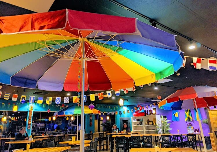 bootstrap's tropical beach-themed taproom photo