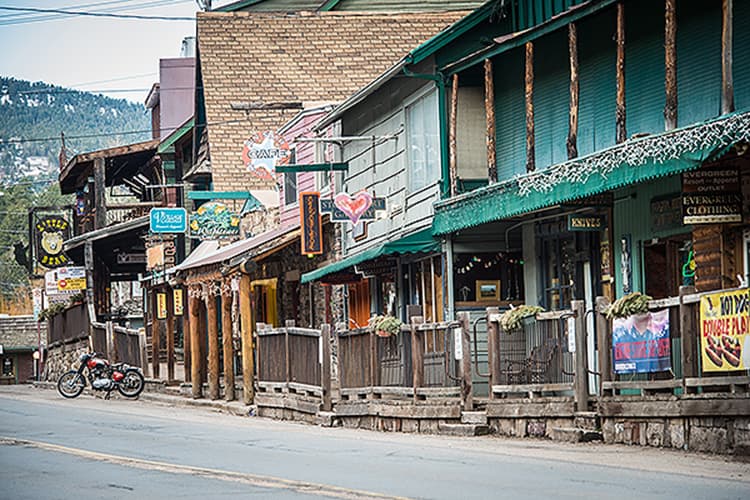 historic downtown evergreen - "the boardwalk" photo