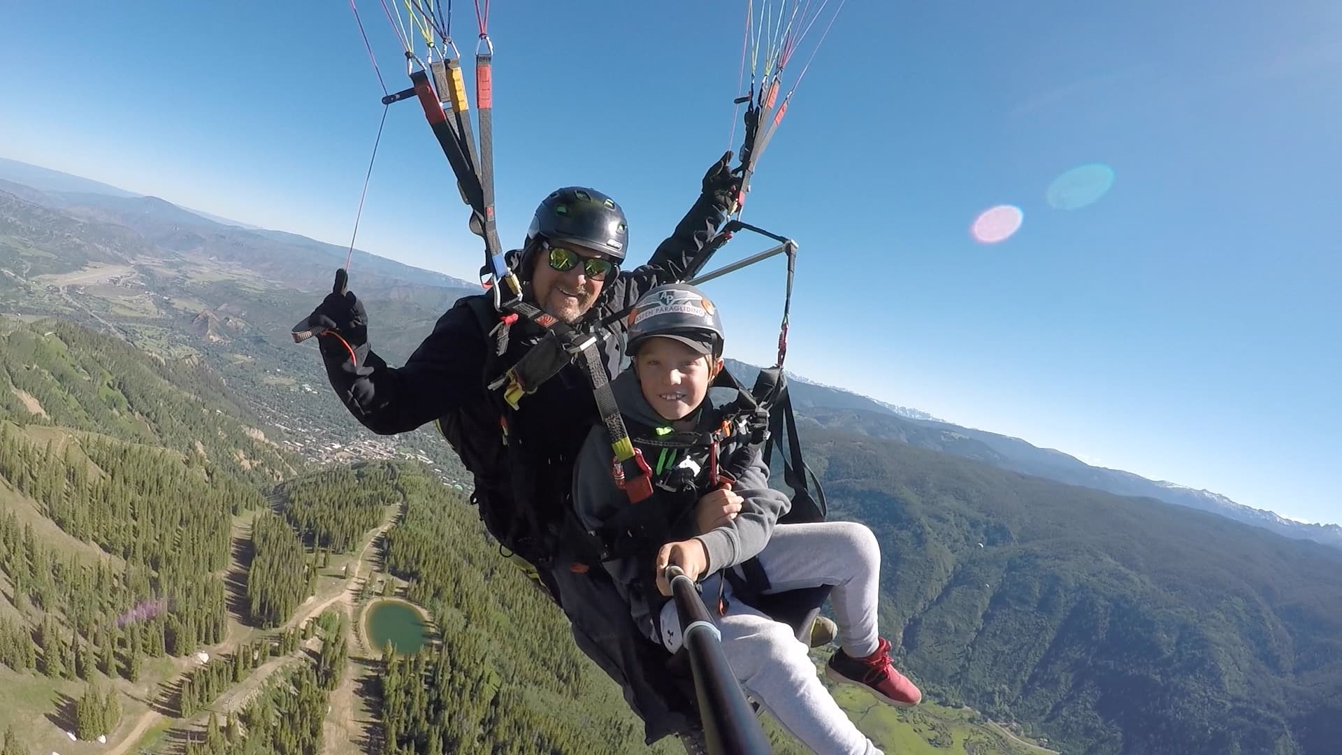 aspen paragliding photo