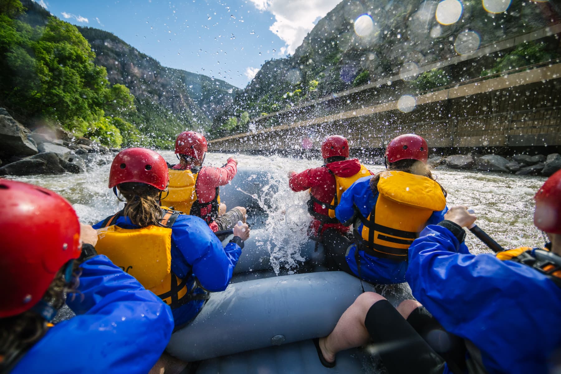 experience the thrill of the colorado river on one of our half-day trips! photo