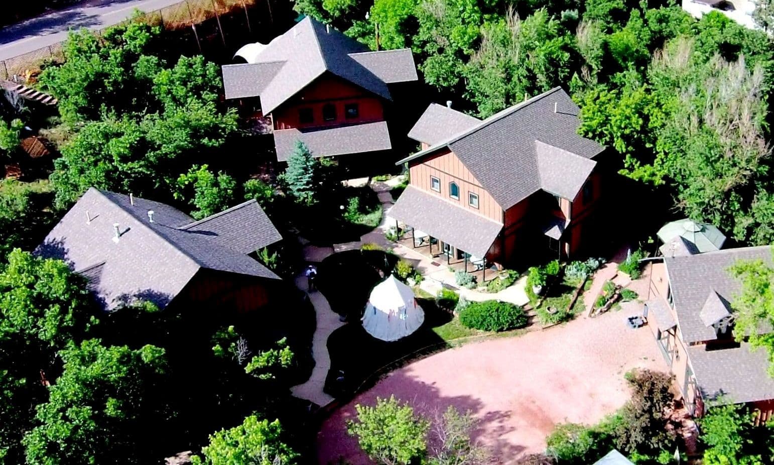 overhead blue skies inn photo