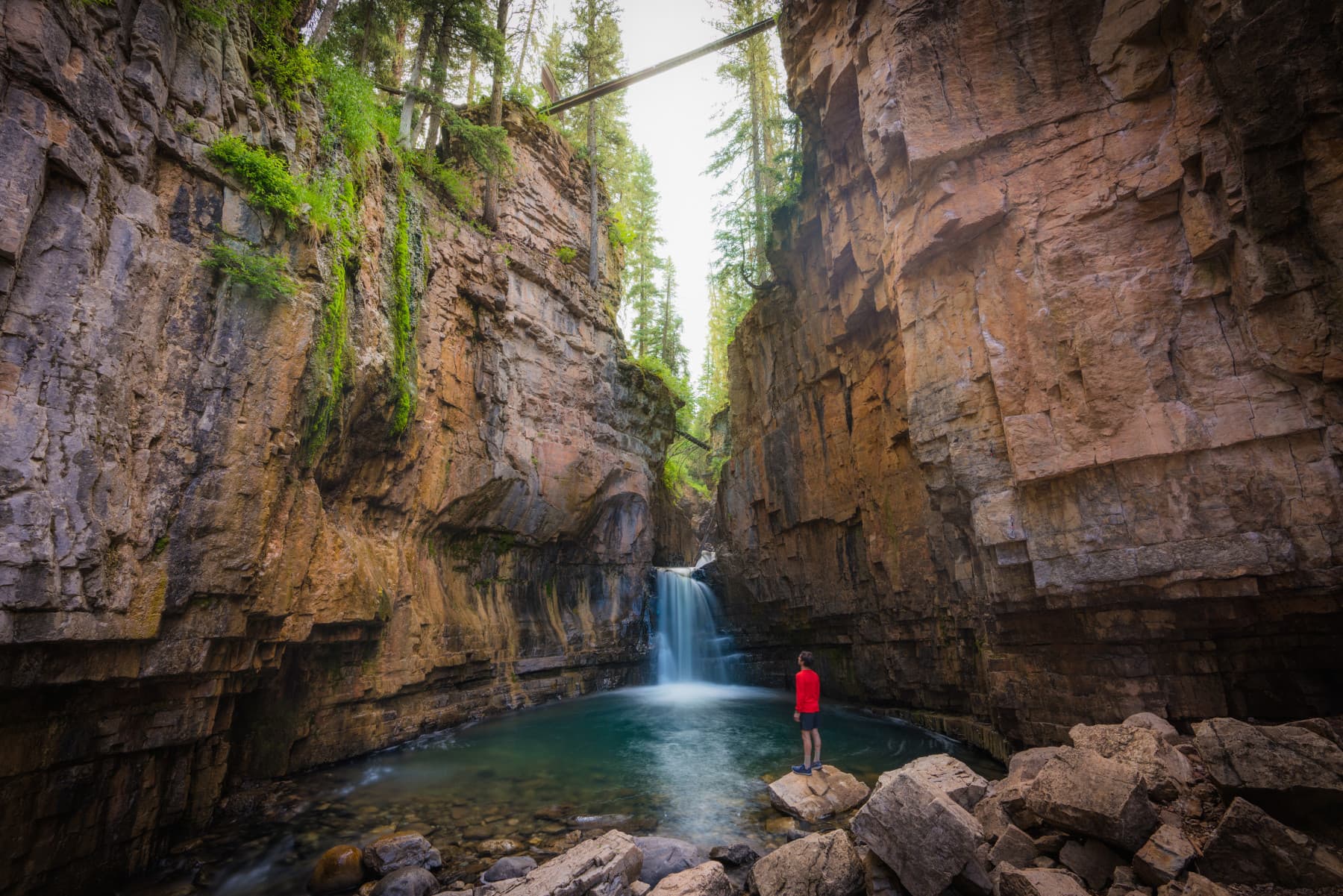 hike to this beautiful waterfall in durango, co photo