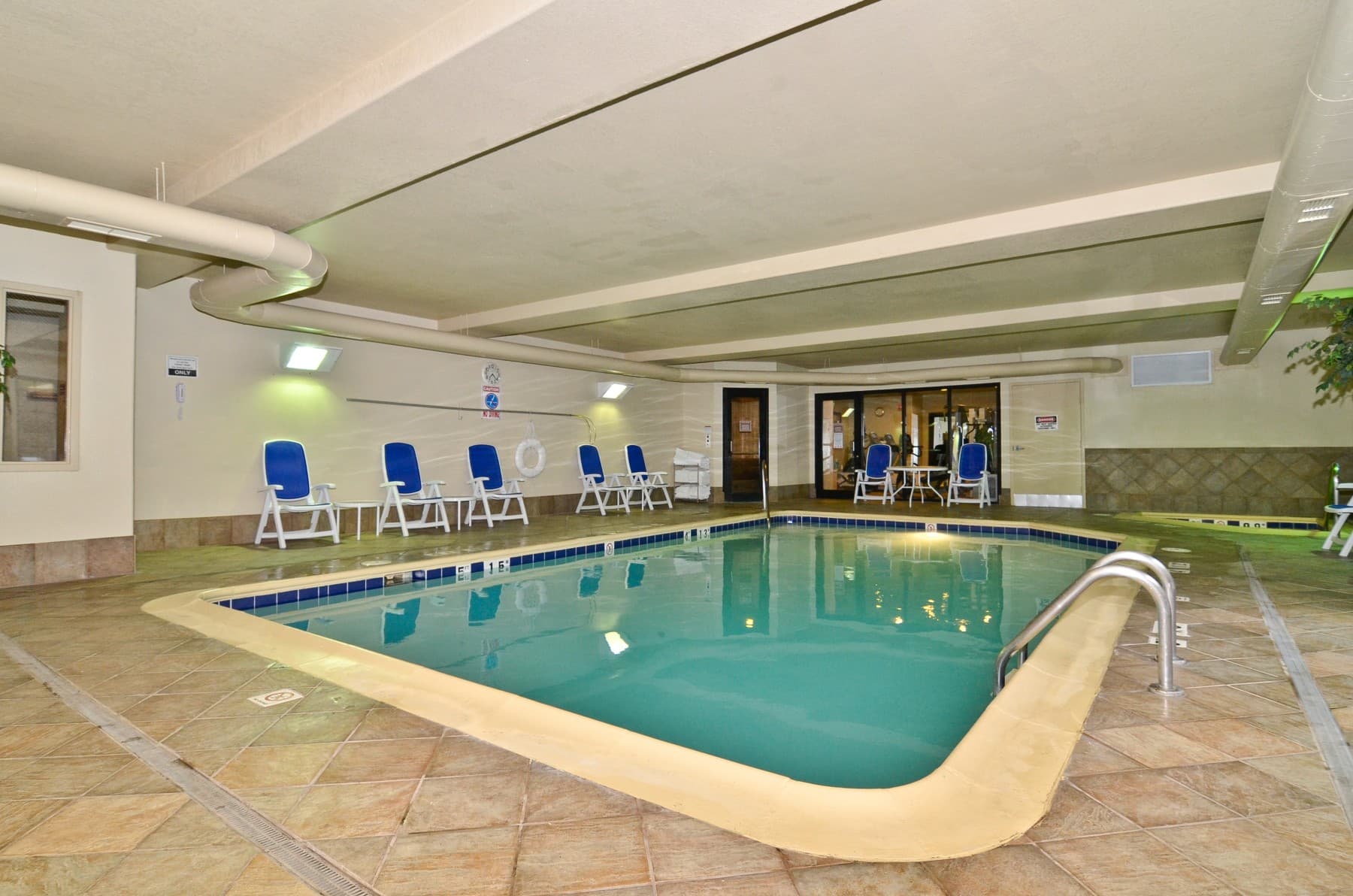 indoor heated pool and spa photo 6