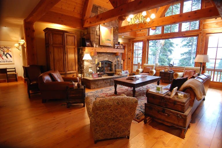 beautiful fireplace at four fires photo 9