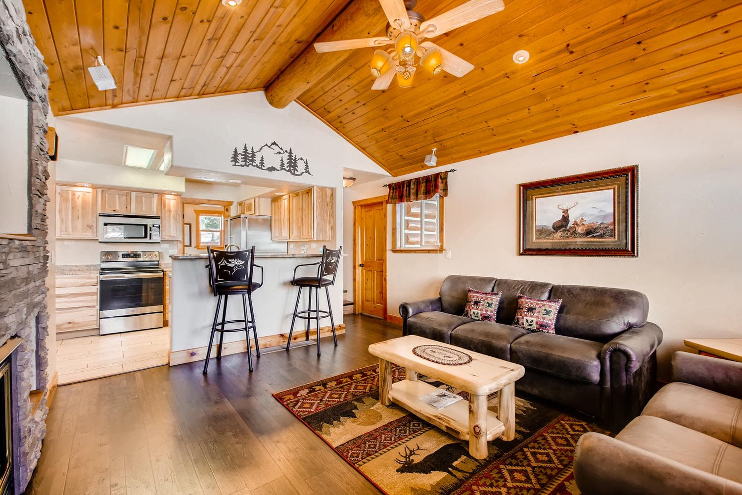 wilderness cabin family area photo 2