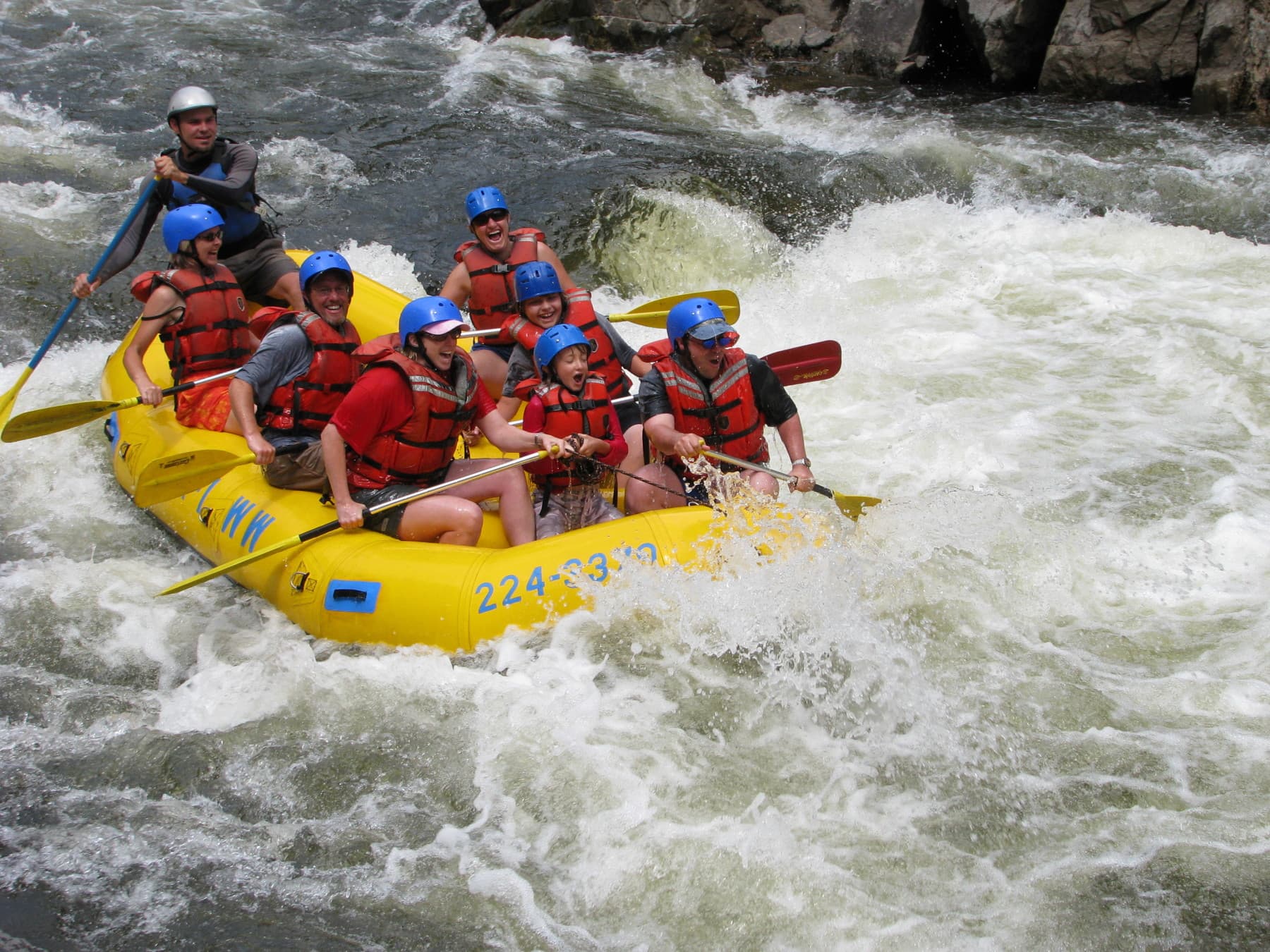 raft on the poudre with a1 wildwater photo
