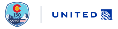 America 250 Colorado 150 United Logo