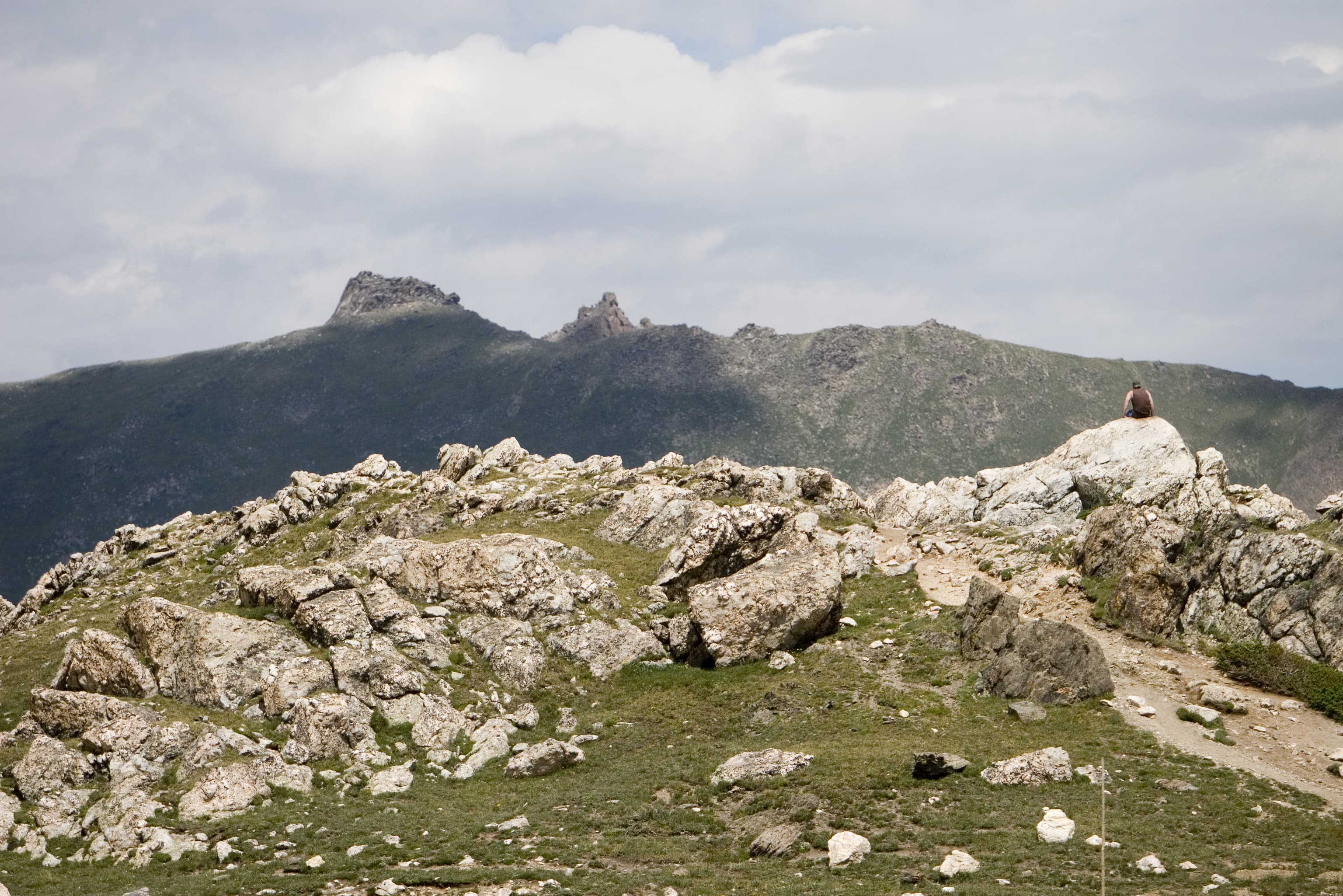 View from a mountain while Geocaching in Colorado