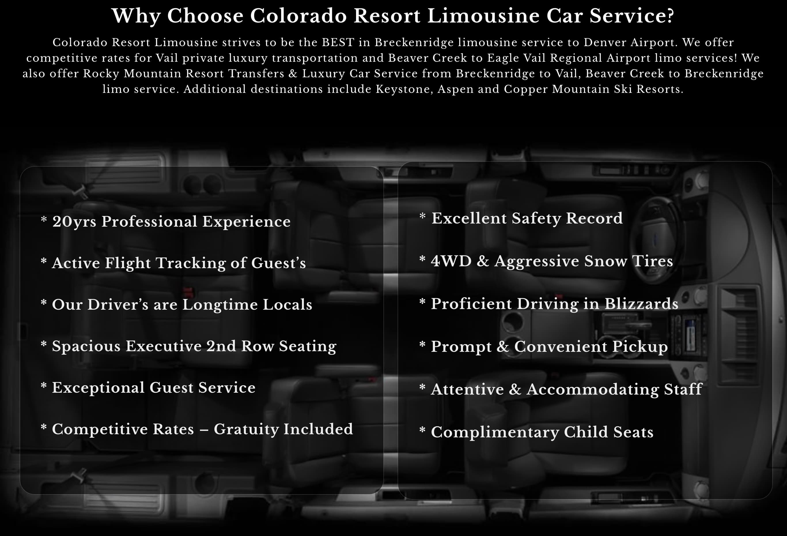 colorado resort limousine ltd. photo