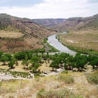 gunnison river at north forks recreation site-blm, photo